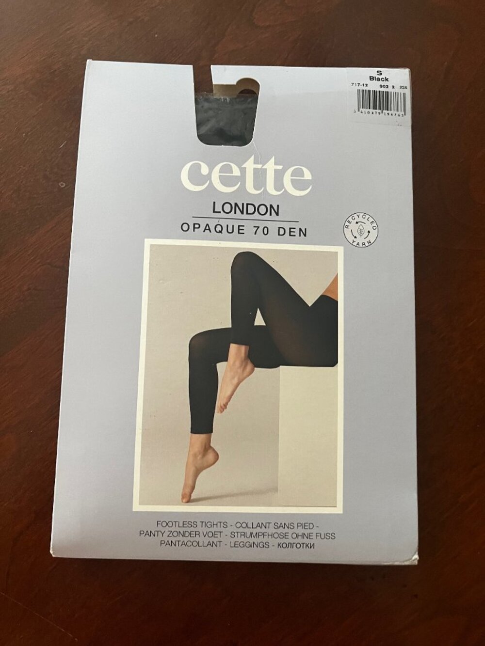 CETTE Opaque 70 DEN Footless Tights - LONDON    S,M,L